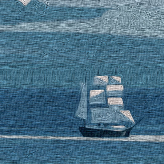 MOBY DICK Stampa su Canvas montata su telaio in legno - PlastiWood (14556098)