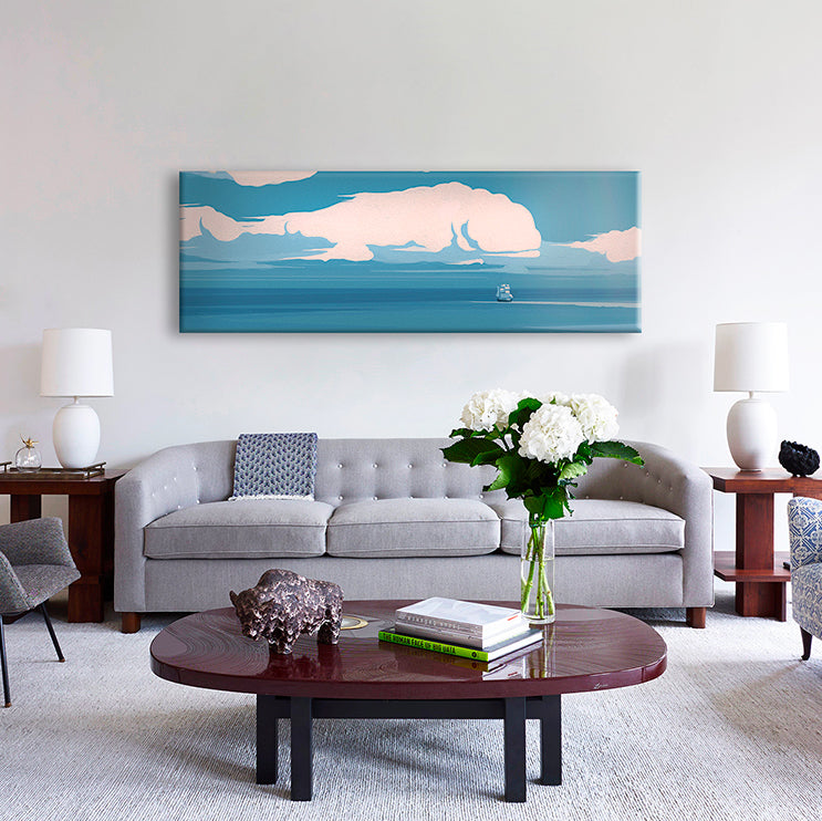 MOBY DICK Stampa su Canvas montata su telaio in legno - PlastiWood (14556102)