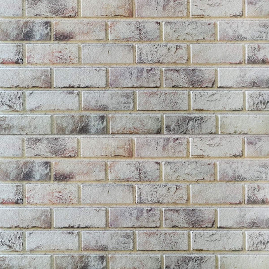 MURALES Pannello finto mattone in EPS Resinato finitura ruvida Misura 100x50 Cm spessore 2 cm - PlastiWood (14556162)