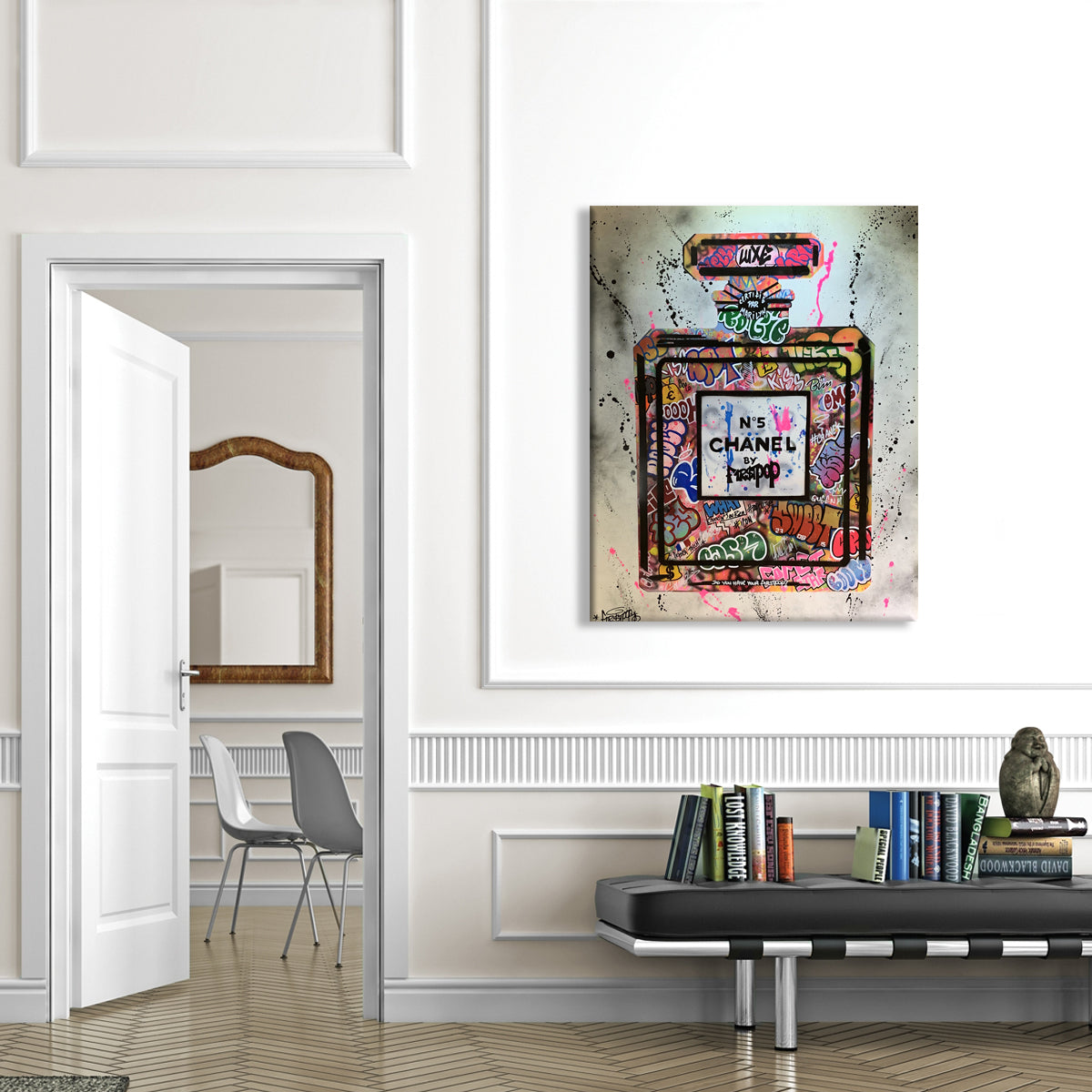 n.5 -  Quadro Canvas Contemporaneo su telaio in legno - PlastiWood (14556178)