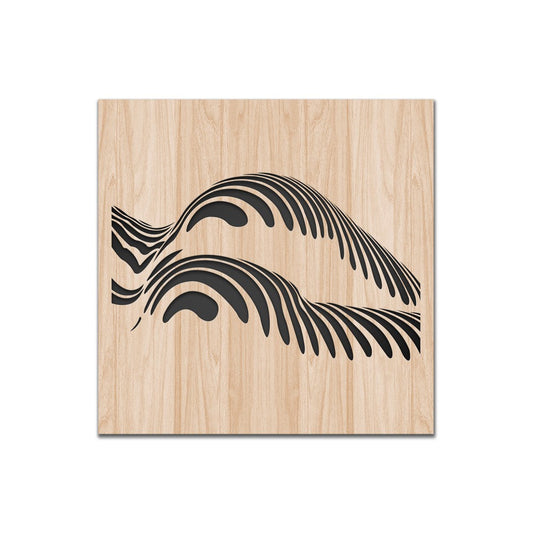 NAKED - Quadro arredo LASERCUT composito Legno e PVC - PlastiWood (14556184)