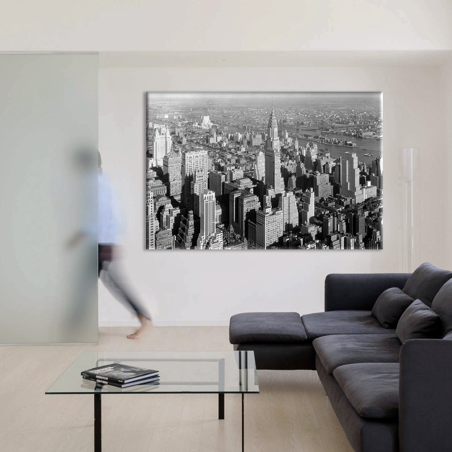 NewYork retrò - Quadro Canvas su telaio in legno - PlastiWood (14556242)