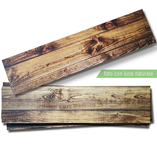 NOCE pannello finto legno in EPS resinato listello misura 100x25 cm. Pezzi 4 totale 1 mq - PlastiWood