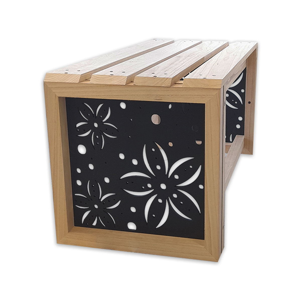 Panchina In Legno E Pvc Per Interno Ed Esterno Mod. FLOWERS - PlastiWood (14556445)