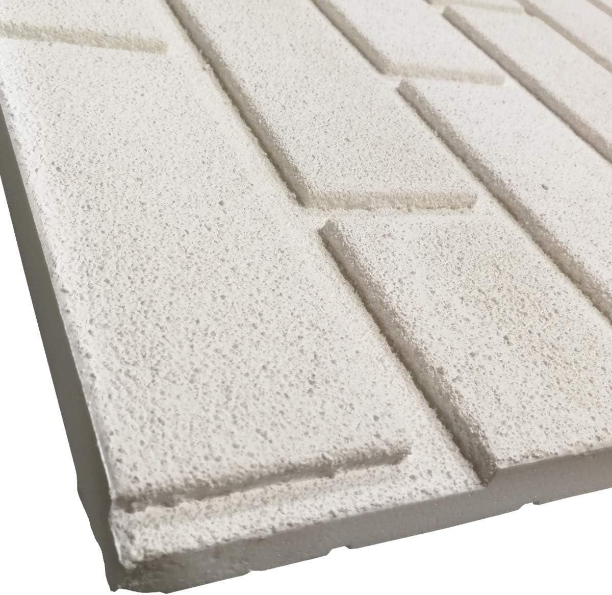 Pannello finto mattone BIANCO In EPS Resinato Misura 100x50 Cm Spessore 2 Cm - PlastiWood (14556472)