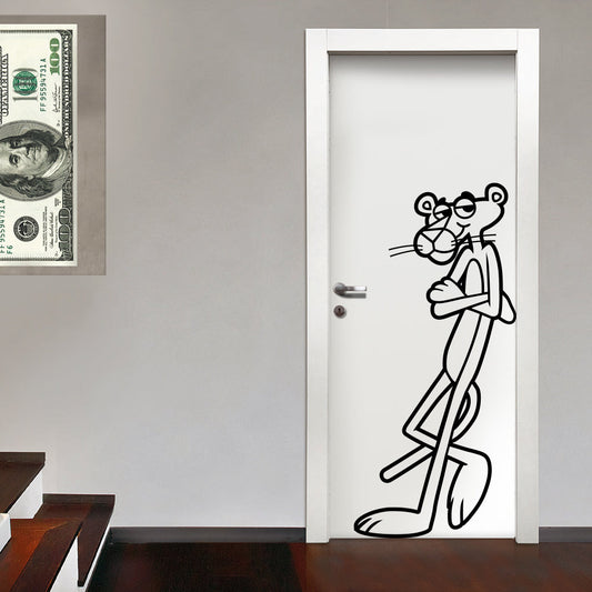 PANTERA ROSA - Adesivo murale wall sticker in vinile 55x120 cm - PlastiWood (14556516)