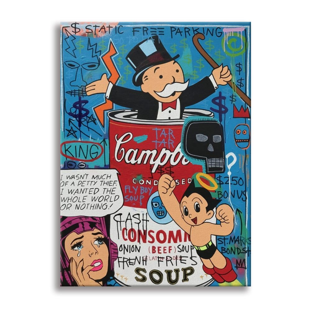 Parco della Vittoria -  Quadro Canvas Contemporaneo su telaio in legno - PlastiWood (14556528)