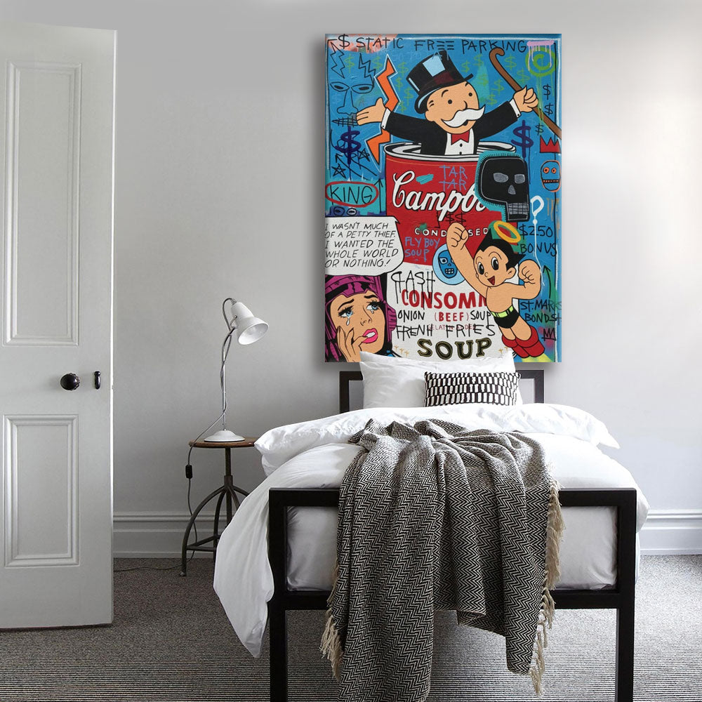 Parco della Vittoria -  Quadro Canvas Contemporaneo su telaio in legno - PlastiWood (14556529)