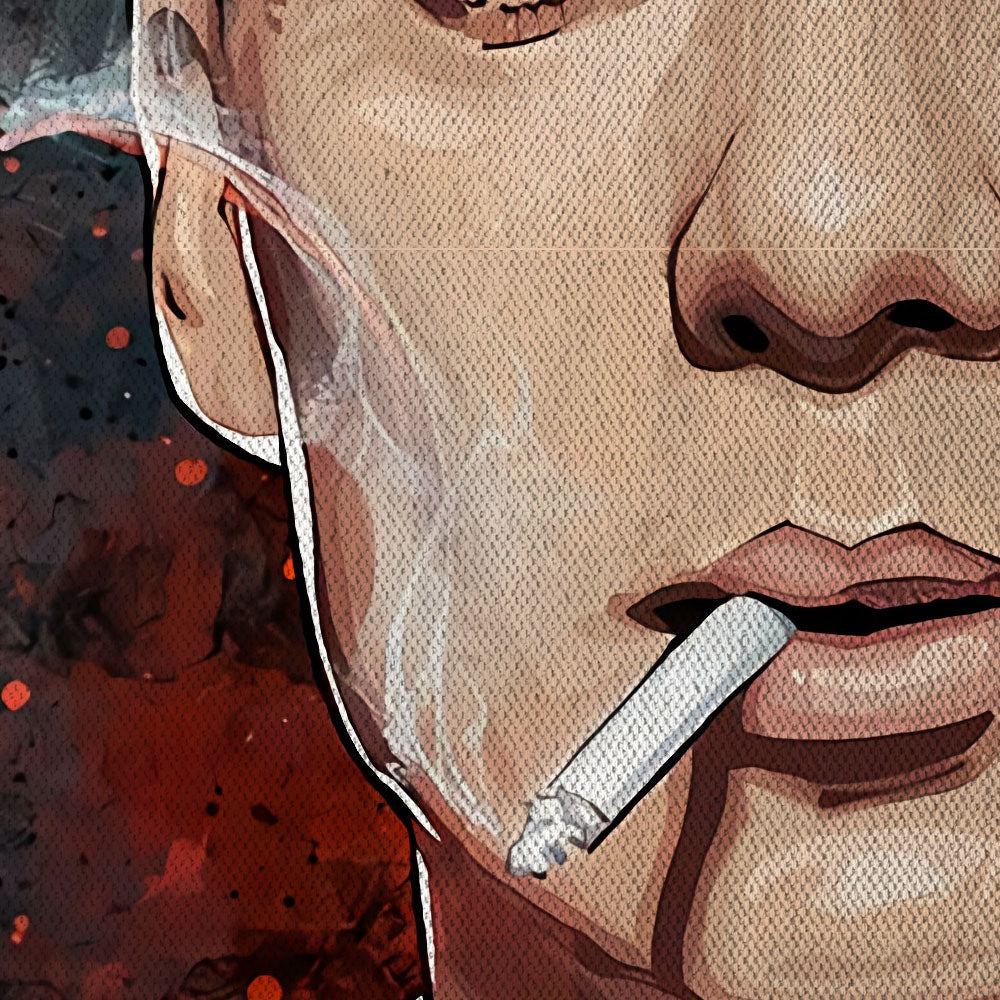 Peaky -  Quadro Canvas Contemporaneo su telaio in legno - PlastiWood (14556540)