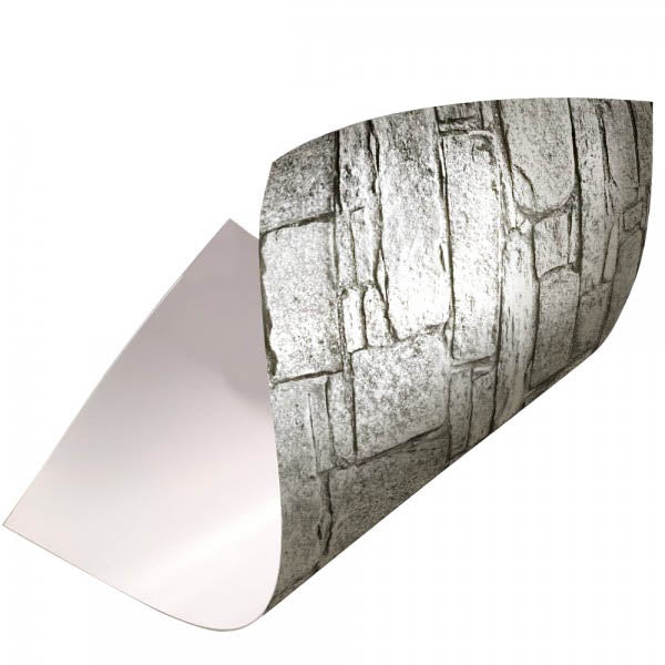 PIETRA CROATA - Paraschizzi da cucina in PVC flessibile - Misura 120x60cm spessore 3mm - PlastiWood (14556622)