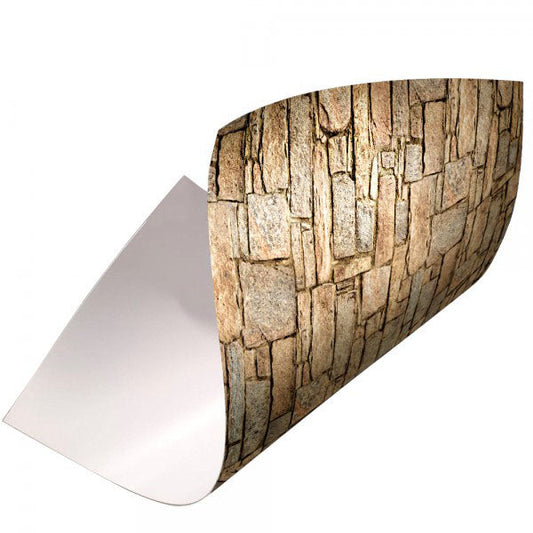 PIETRA DI SIVIGLIA - Paraschizzi da cucina in PVC flessibile - Misura 120x60cm spessore 3mm - PlastiWood (14556628)