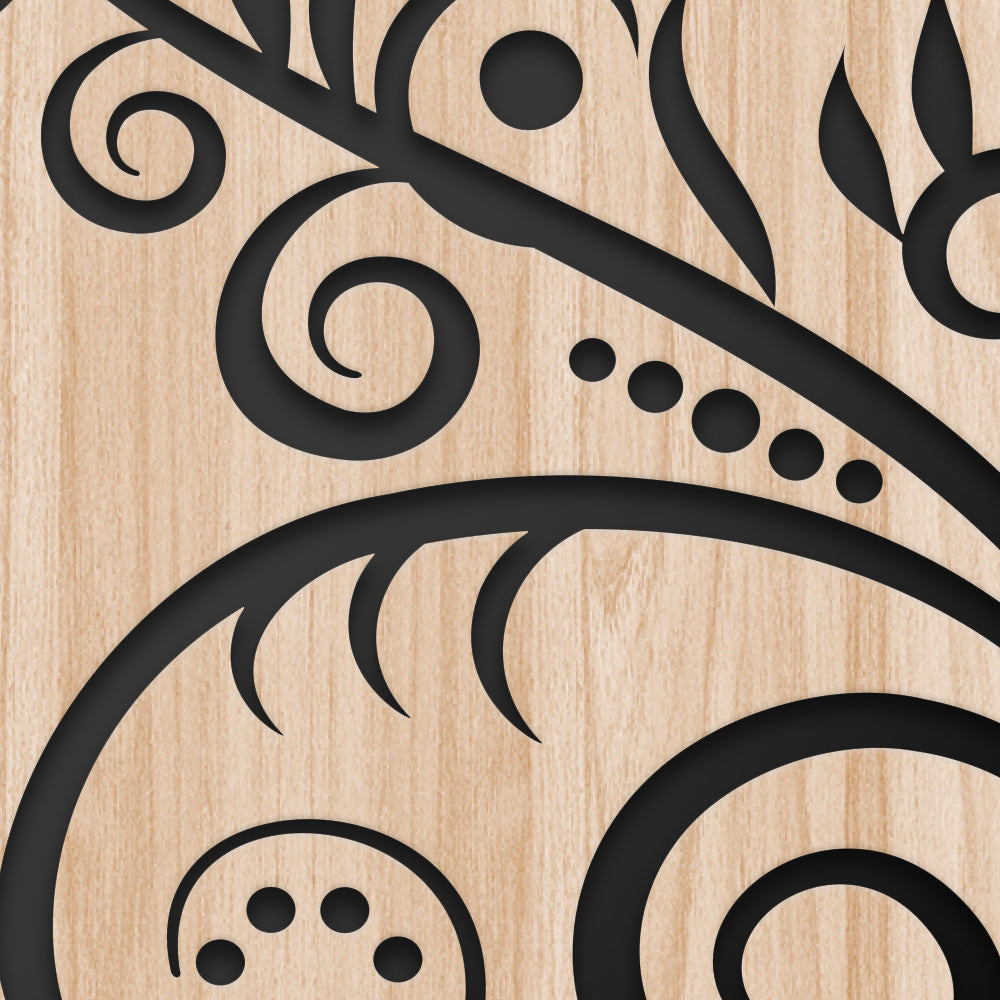 PLANT - Quadro arredo LASERCUT composito Legno e PVC - PlastiWood (14556725)