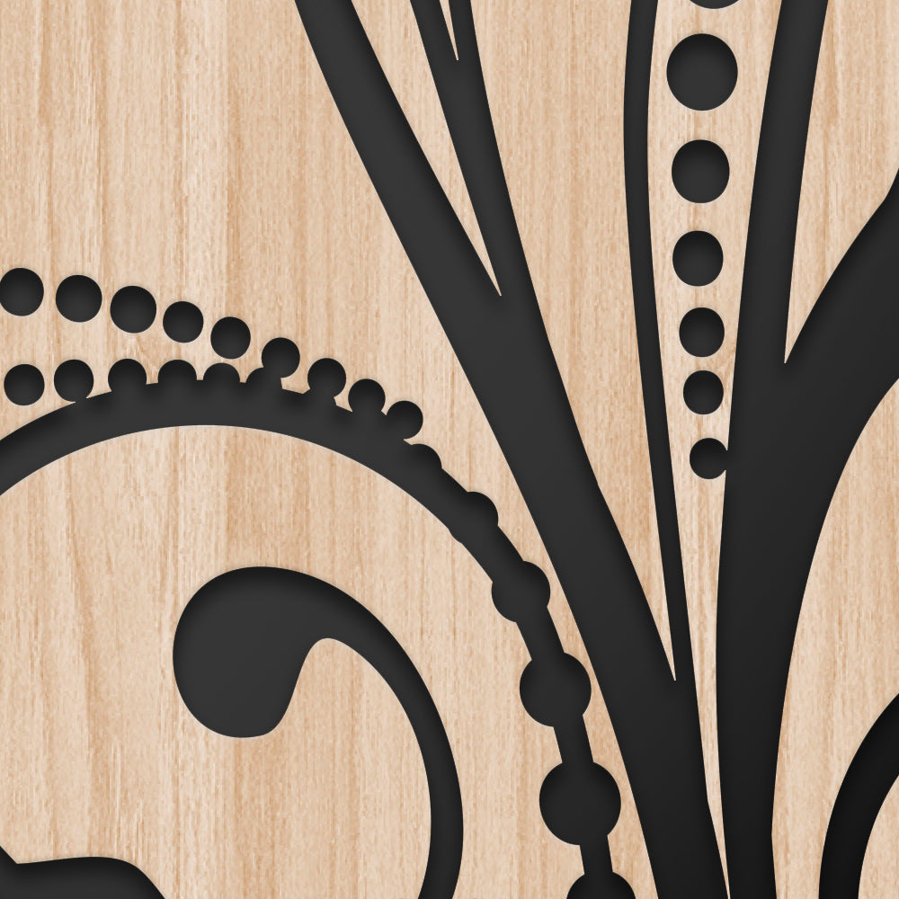 PLANTAE - Quadro arredo LASERCUT composito Legno e PVC - PlastiWood (14556729)