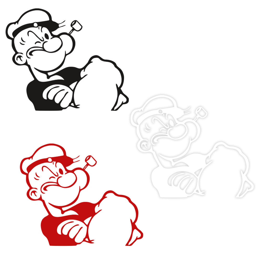 POPEYE - Adesivo murale wall sticker in vinile 55x65 cm - PlastiWood (14556830)
