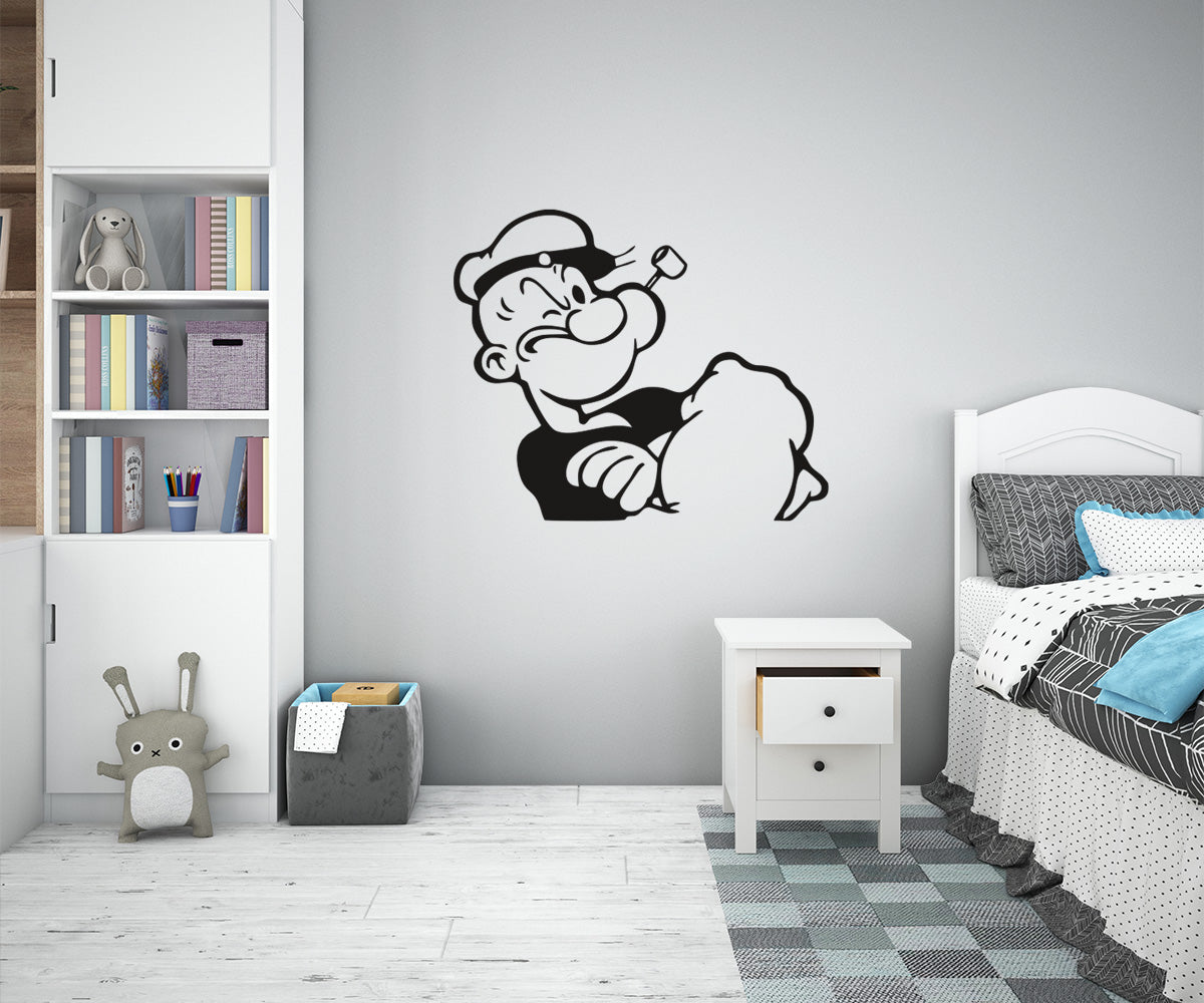 POPEYE - Adesivo murale wall sticker in vinile 55x65 cm - PlastiWood (14556831)