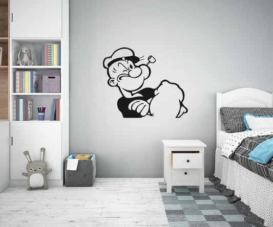 POPEYE - Adesivo murale wall sticker in vinile 55x65 cm - PlastiWood (14556831)