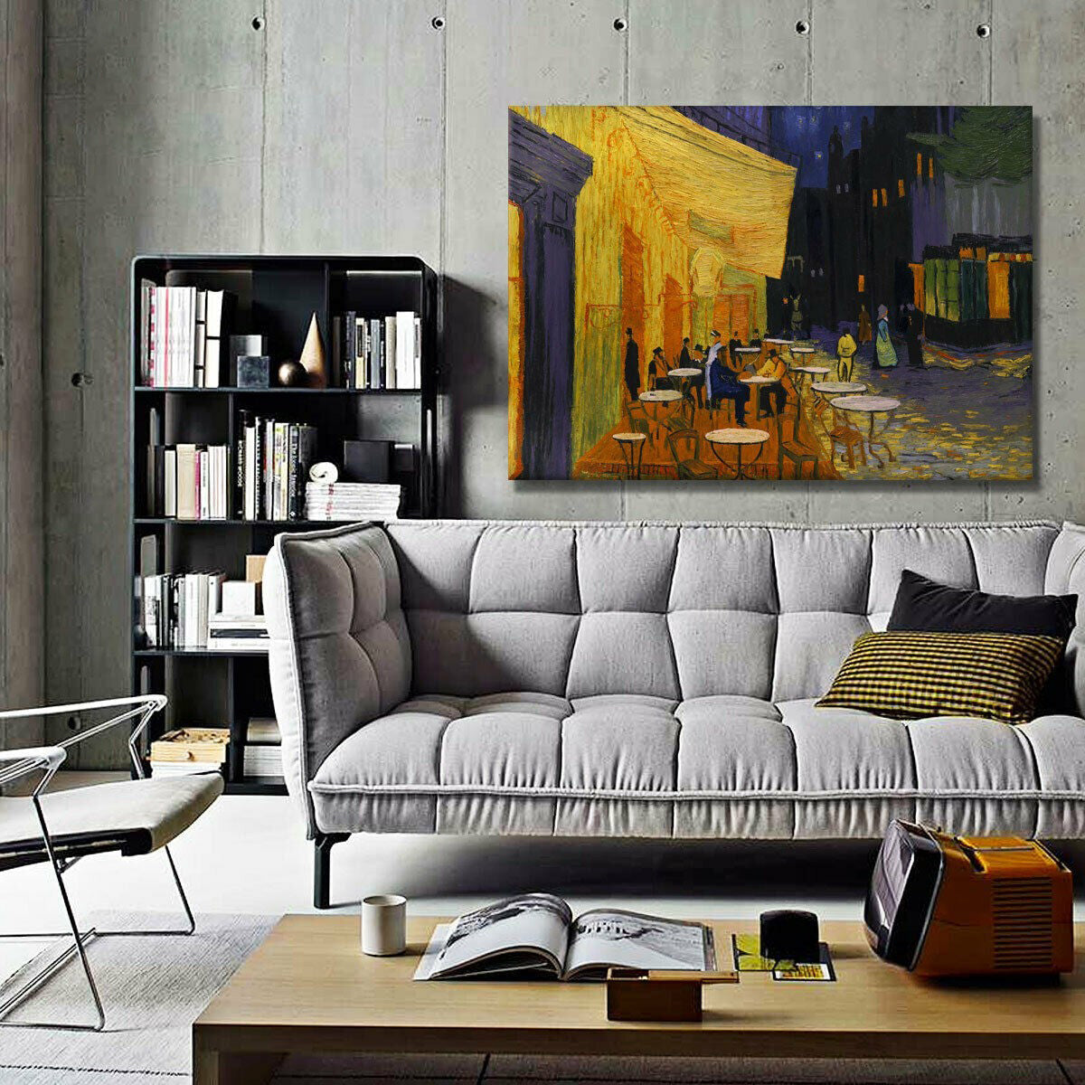 Quadro Canvas su telaio in legno Night Cafee - Van Gogh - PlastiWood (14557020)