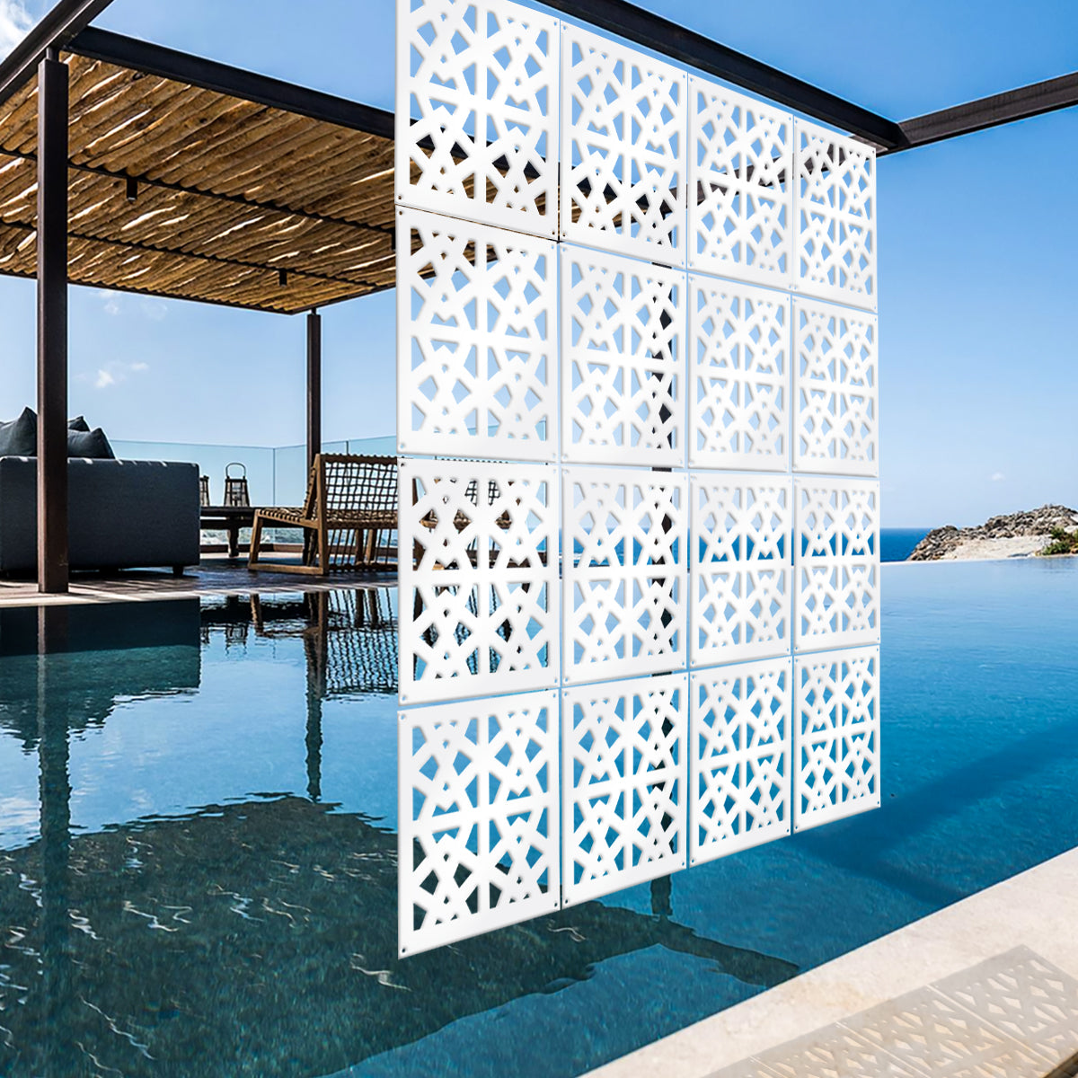 RAILING - Pannello in PVC traforato - Parasole - PlastiWood (14557101)