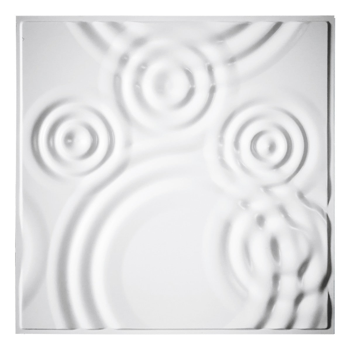RAIN DROPS - Pannello per parete in PVC a rilievo 3D - 59,5cmX59,5cm - PlastiWood (14557113)