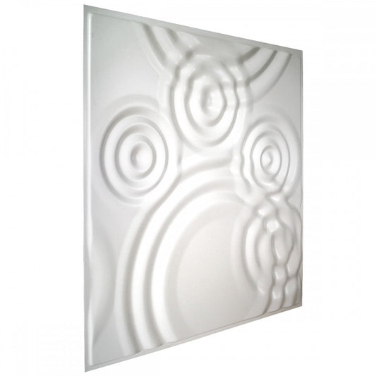 RAIN DROPS - Pannello per parete in PVC a rilievo 3D - 59,5cmX59,5cm - PlastiWood (14557114)