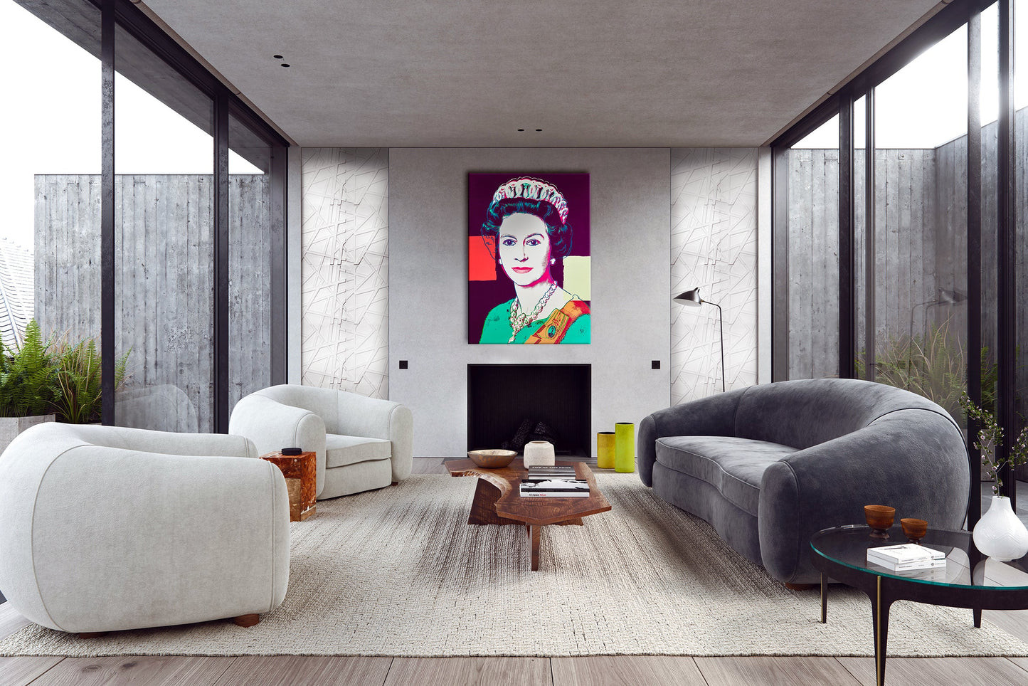 RANDOM bianco - Pannello parete in PVC a rilievo 3D - 50cmX50cm - 1 Pz - PlastiWood (14557161)