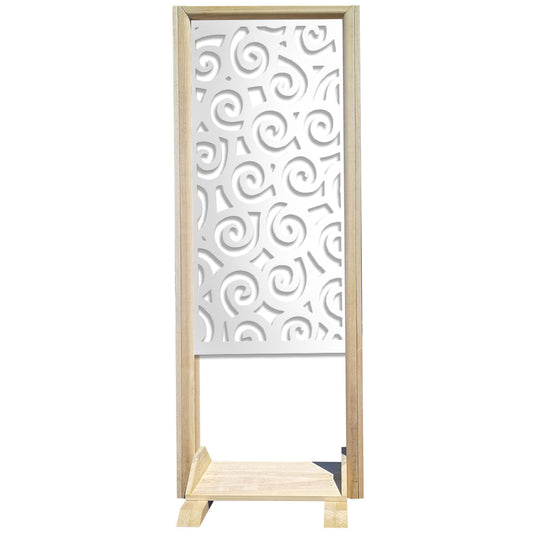 RICCI - Separè  - Paravento modulabile - 70x190cm - in Legno e PVC - PlastiWood (14557202)