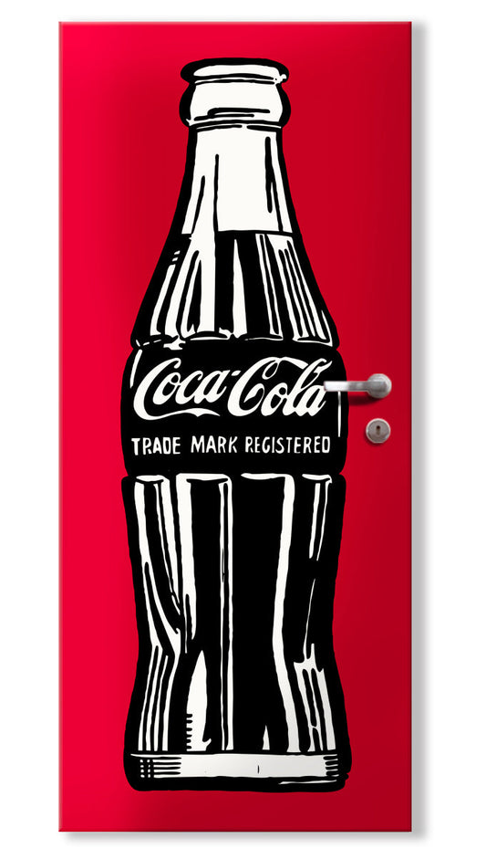 Rivestimento adesivo per porte interne - Coca Cola - PlastiWood (14557220)