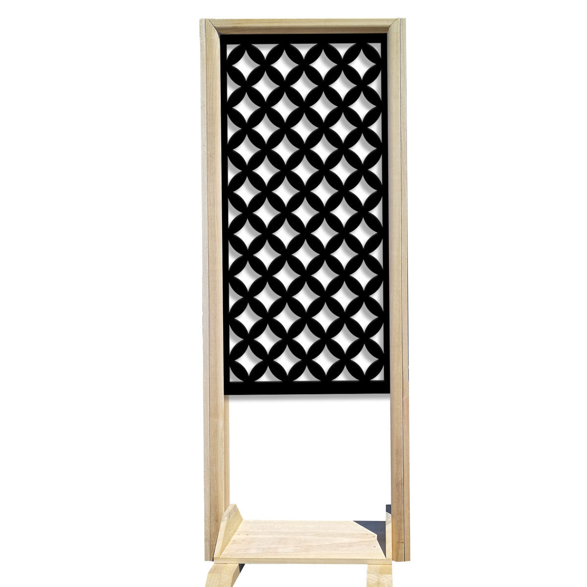 ROMBI - Separè - Paravento modulabile - 70x190cm - in Legno e PVC - PlastiWood (14557321)