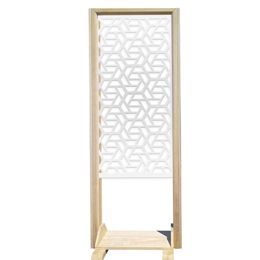 ROMBO - Separè - Paravento modulabile - 70x190cm - in Legno e PVC - PlastiWood (14557339)
