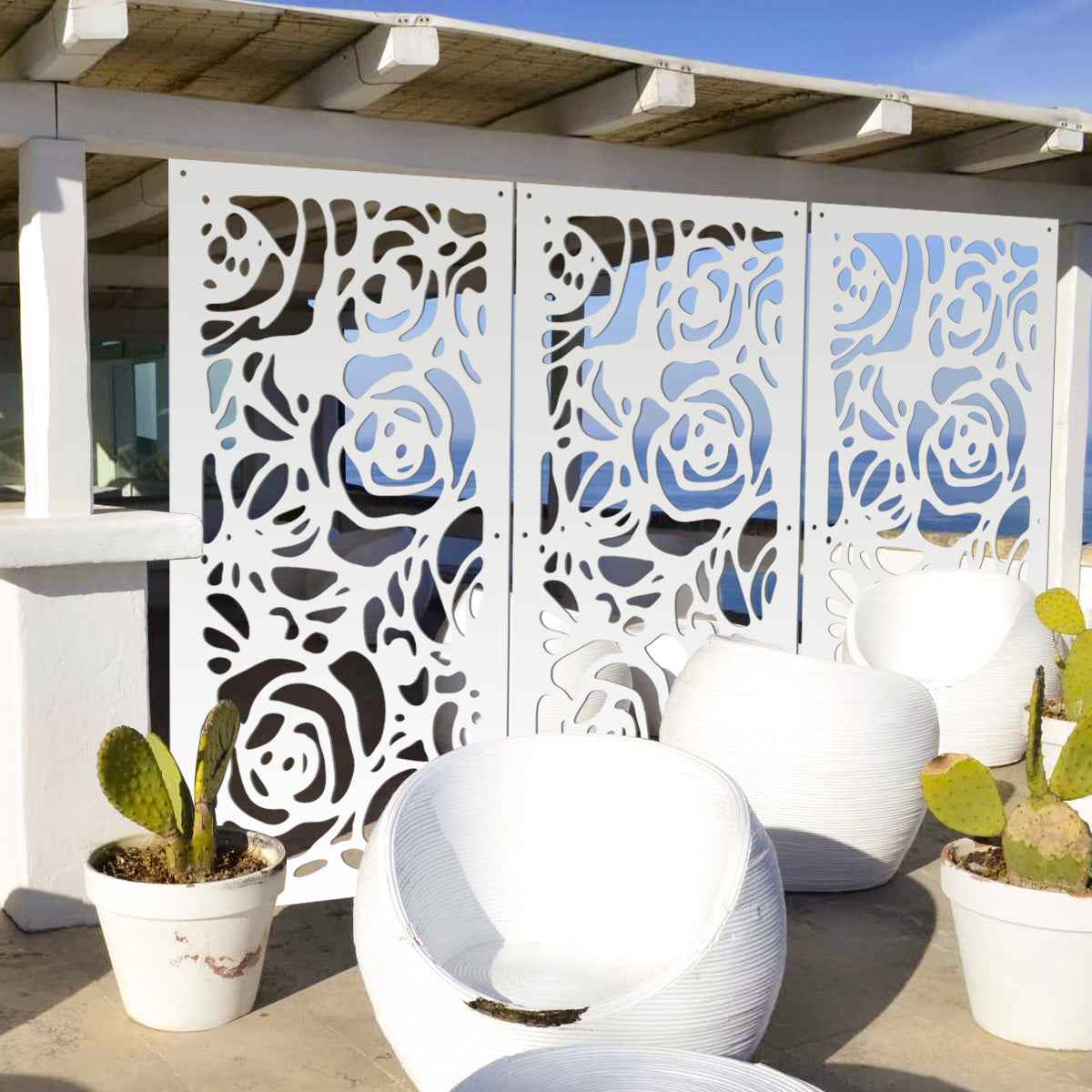 ROSES - Pannello in PVC traforato - Parasole - PlastiWood (14557409)