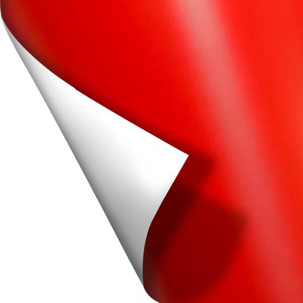 ROSSO - Pellicola polimerica adesiva da 122cm di base - PlastiWood (14557414)