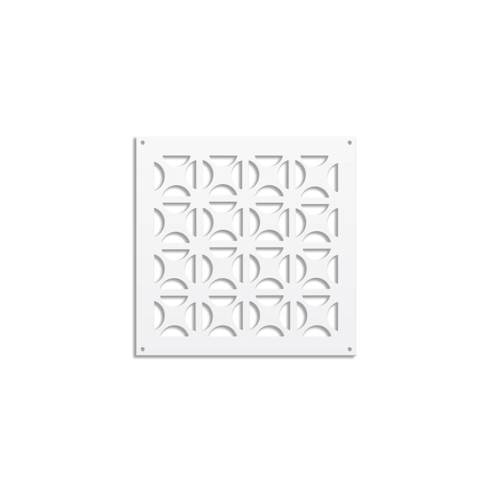ROUND CROSS- Pannello in PVC traforato - Parasole - PlastiWood (14557424)