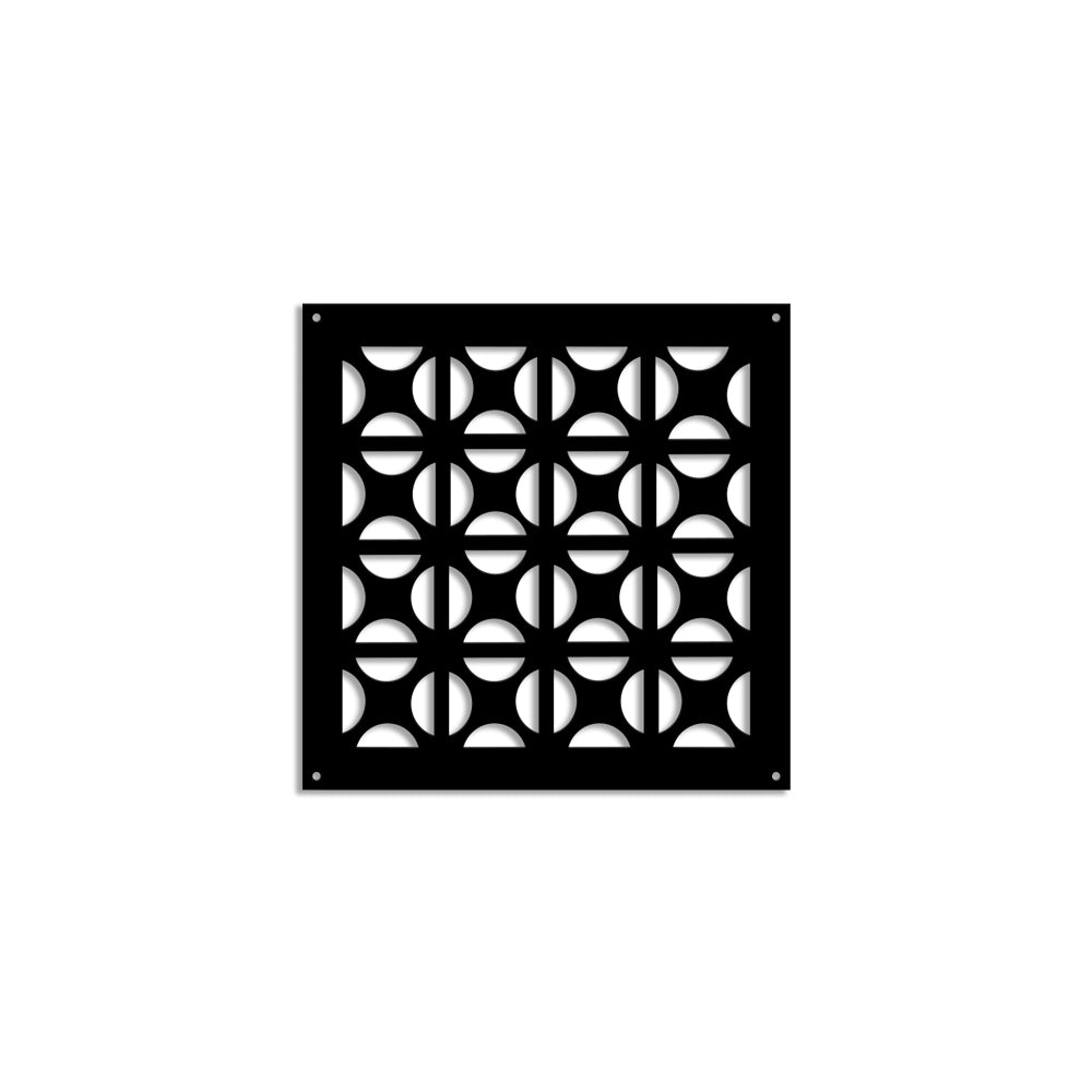 ROUND CROSS- Pannello in PVC traforato - Parasole - PlastiWood (14557425)
