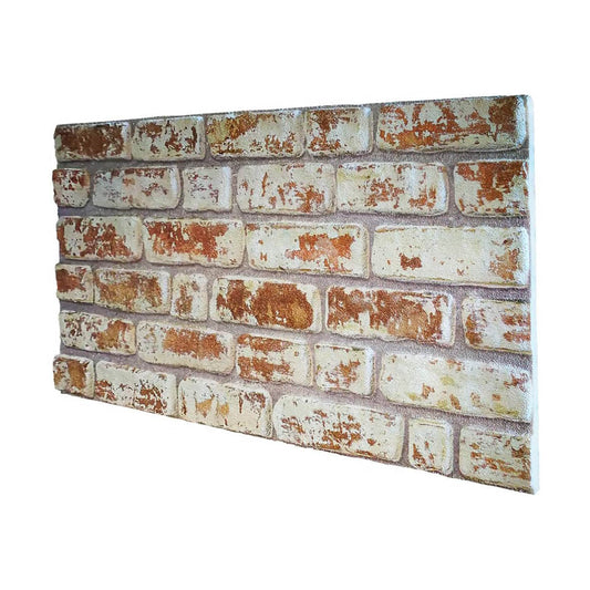 SANTORINI pannello finto mattone in EPS Resinato Misura 100x50 Cm spessore 2 cm - PlastiWood (14557557)