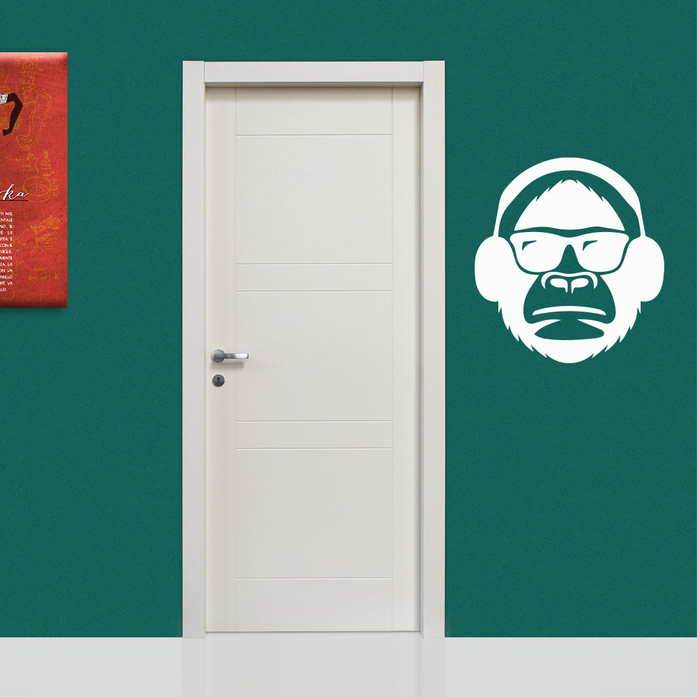 SCIMPAZE' - Adesivo murale wall sticker in vinile 55x60 cm - PlastiWood (14557586)