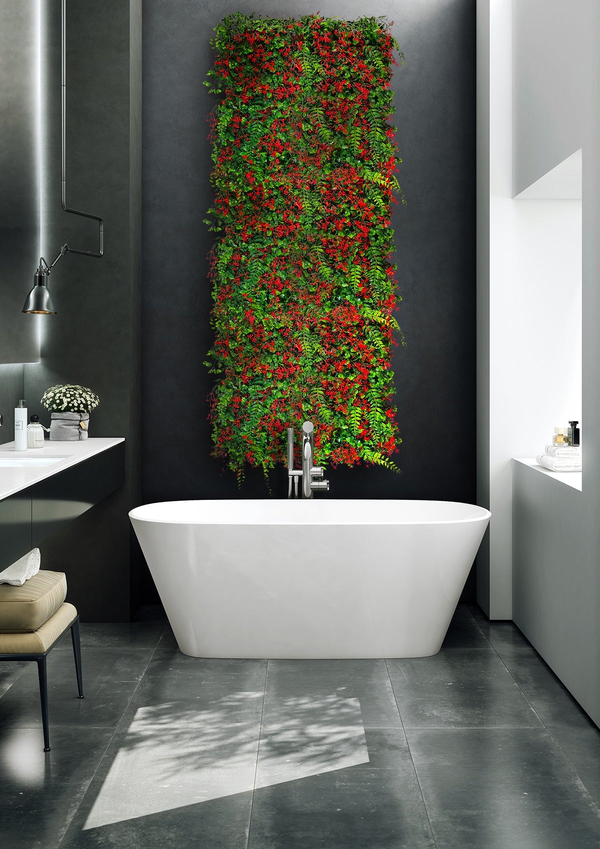 SIEPE ARTIFICIALE BP10 - PANNELLO 50X50cm in PVC - PlastiWood (14557658)