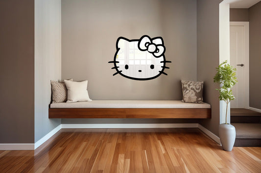 Specchio infrangibile in PVC alta densità modello KITTY colore nero misura 50x35 cm - PlastiWood (14557846)