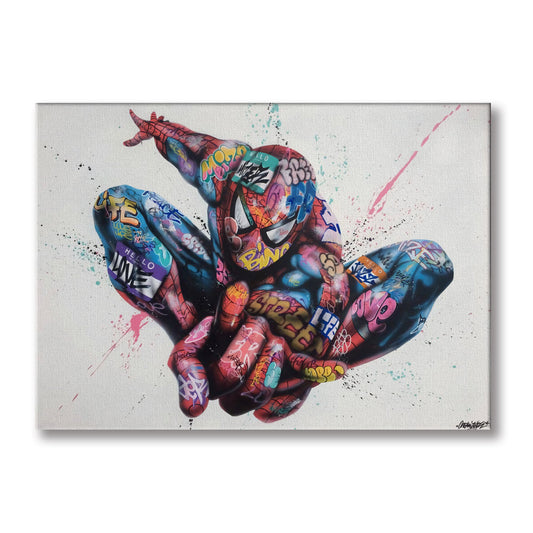 Spider -  Quadro Canvas Contemporaneo su telaio in legno - PlastiWood (14557866)