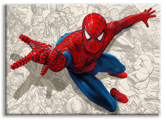 SPIDERMAN - Fumetto - Quadro Canvas su telaio in legno - PlastiWood (14557878)