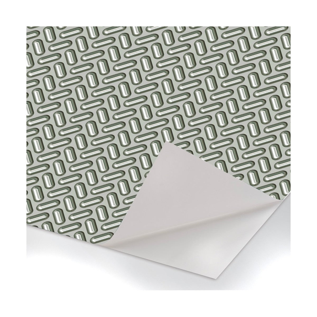 Stampa Lastra metallica tipo antiscivolo Pellicola adesiva in PVC finitura opaca - PlastiWood (14557976)