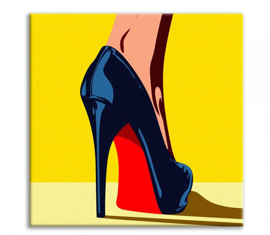 Stampa su tela Tacco-16 Quadro Canvas su telaio in legno - PlastiWood (14558000)