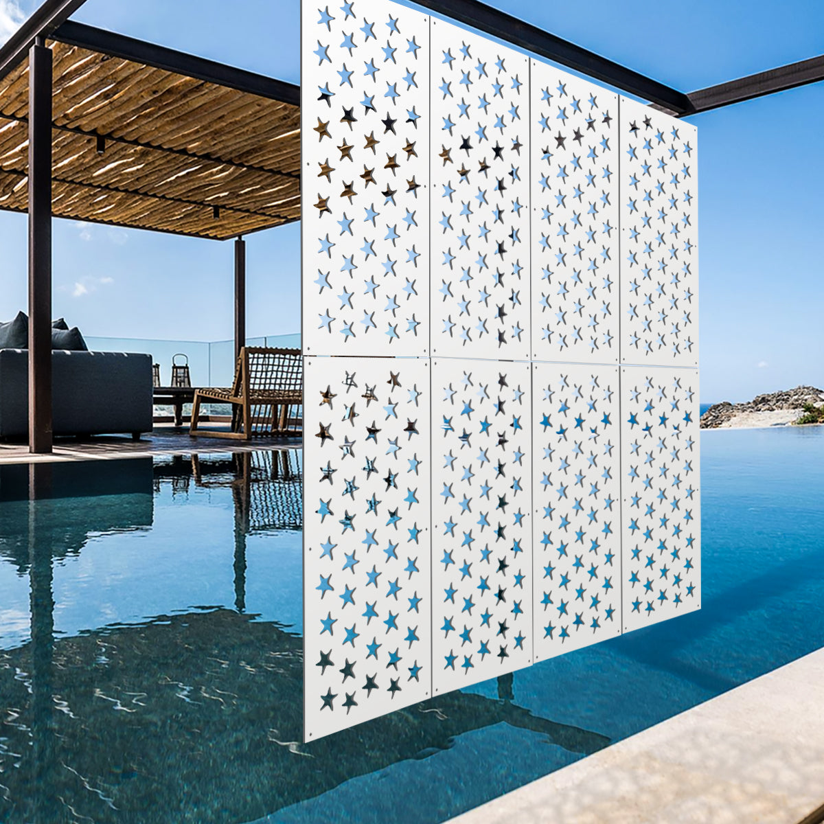 STARFISH - Pannello in PVC traforato - Parasole - PlastiWood (14558018)