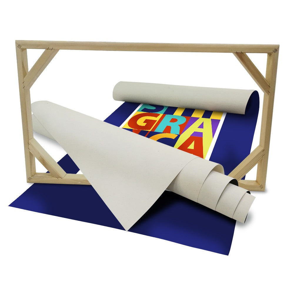 STI GRAN CAZ.. - Poster Ironico - Quadro stampato su Canvas e montato su telaio in legno - PlastiWood (14558034)