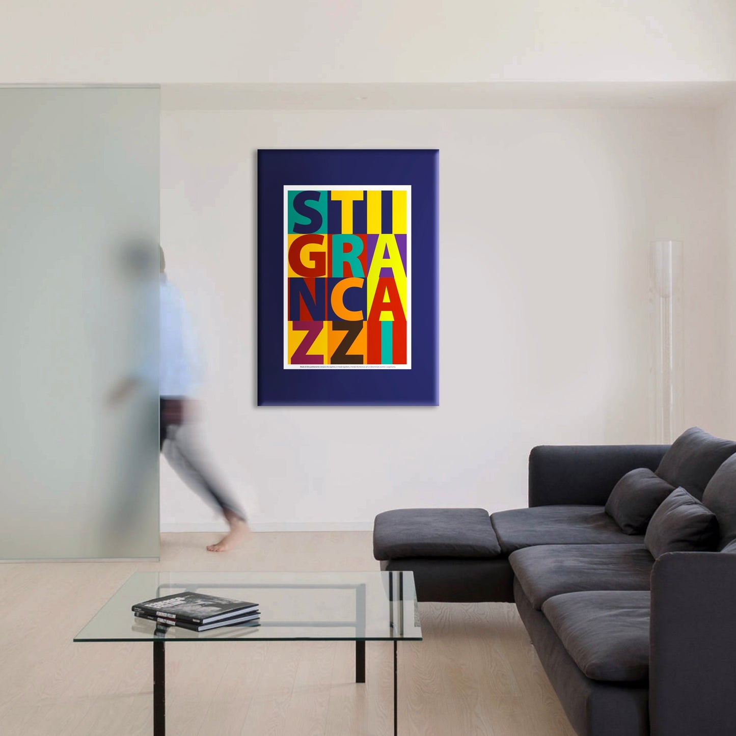 STI GRAN CAZ.. - Poster Ironico - Quadro stampato su Canvas e montato su telaio in legno - PlastiWood (14558035)