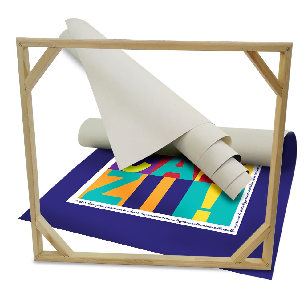 STICAZZI - Quadro stampa su tela montata su telaio in legno - PlastiWood (14558039)