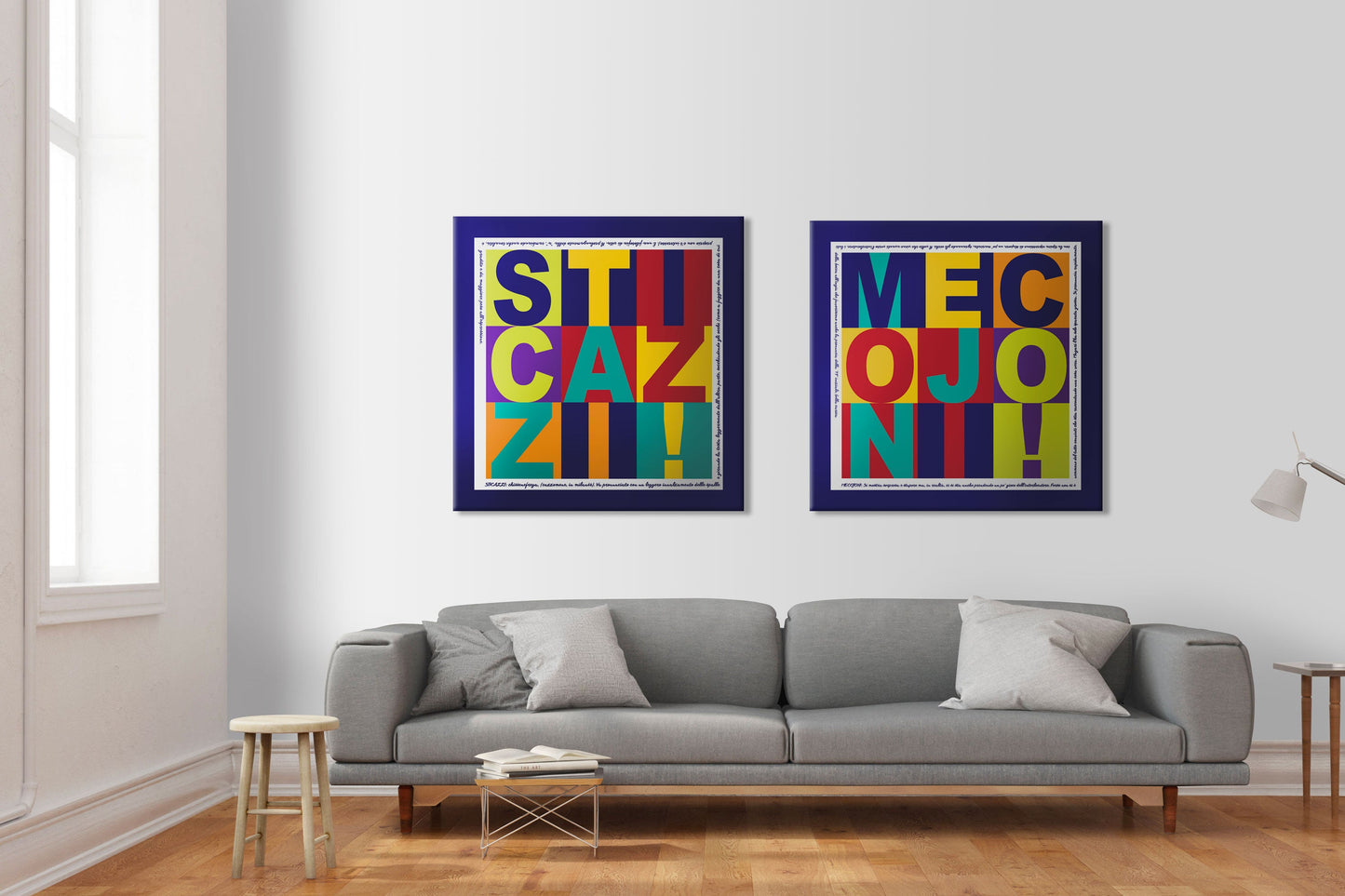 STICAZZI - Quadro stampa su tela montata su telaio in legno - PlastiWood (14558040)