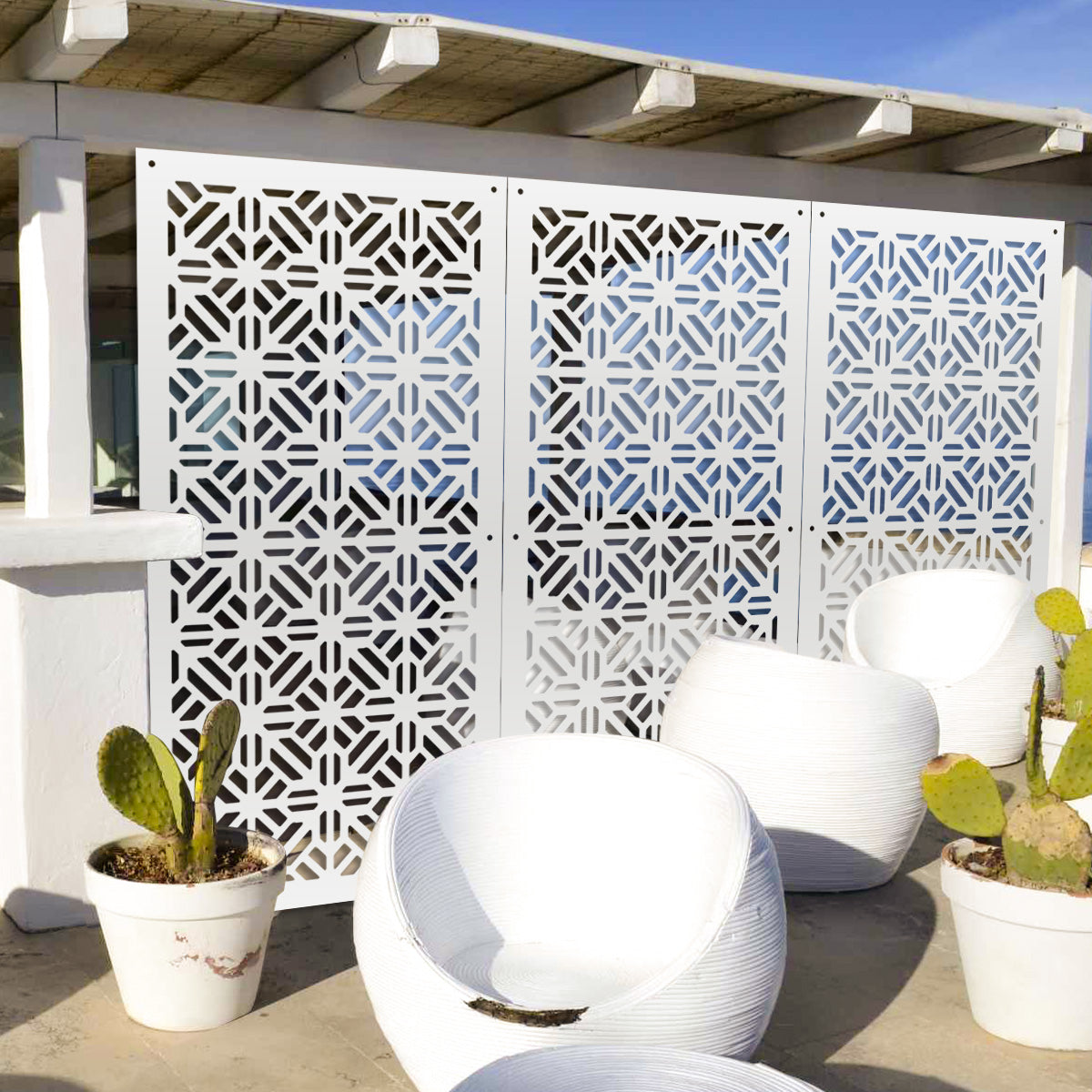 STOCCOLMA - Pannello in PVC traforato - Parasole - PlastiWood (14558066)