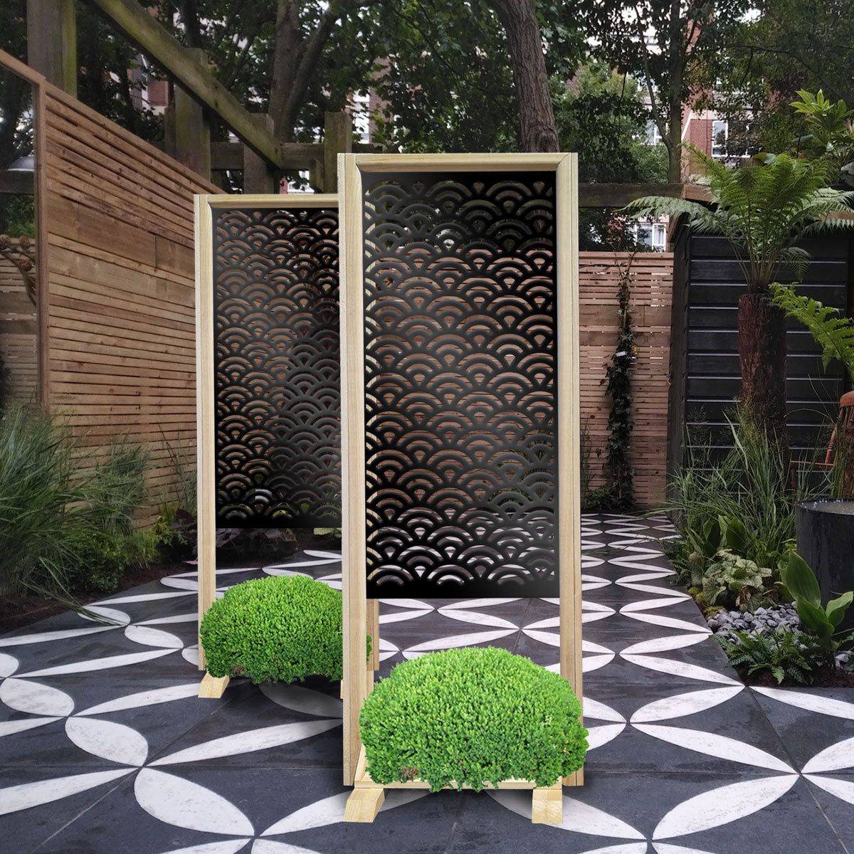 SUNNY - Separè - Paravento modulabile - 70x190cm - in Legno e PVC - PlastiWood (14558119)