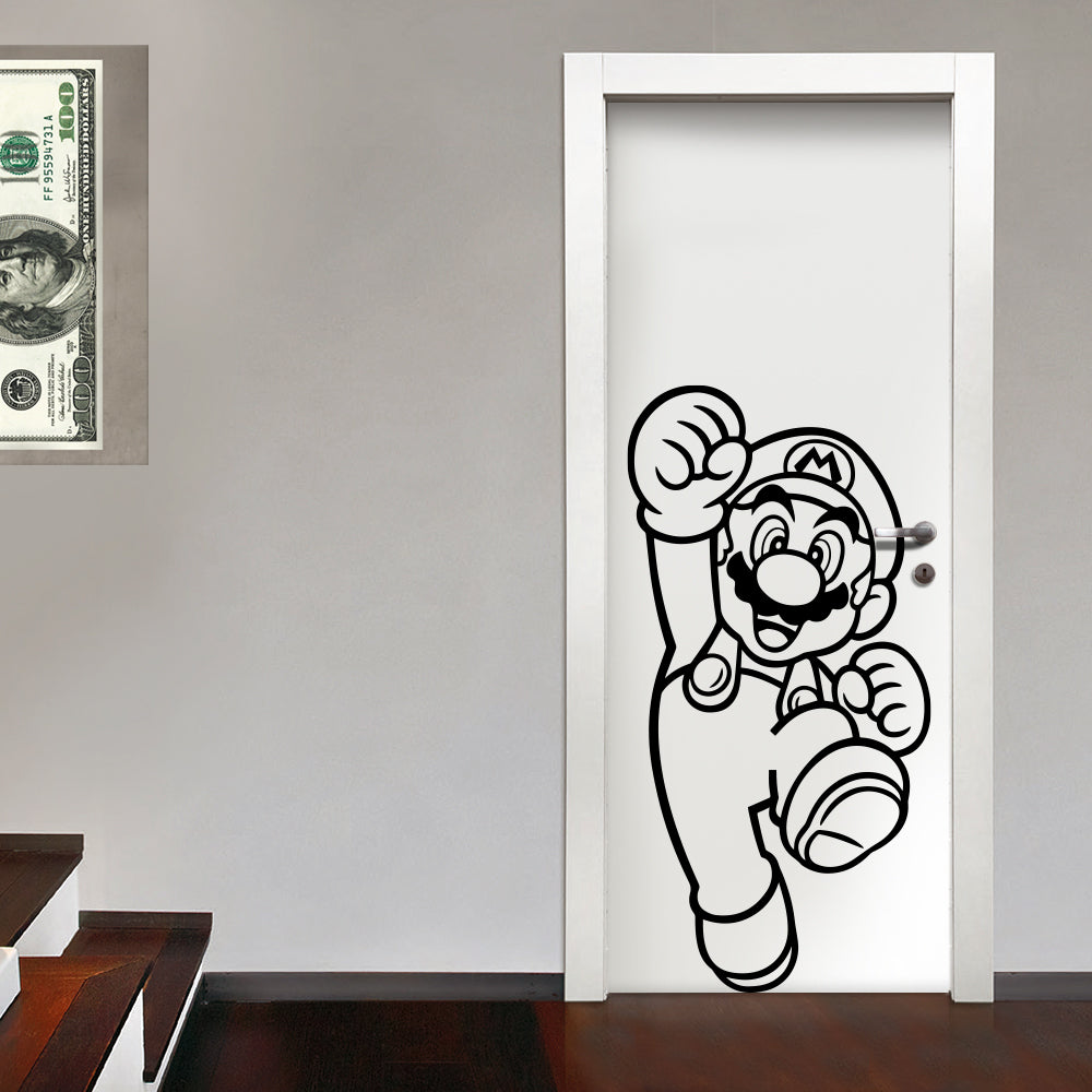 SUPERMARIO - Adesivo murale wall sticker in vinile 55x110 cm - PlastiWood (14558137)