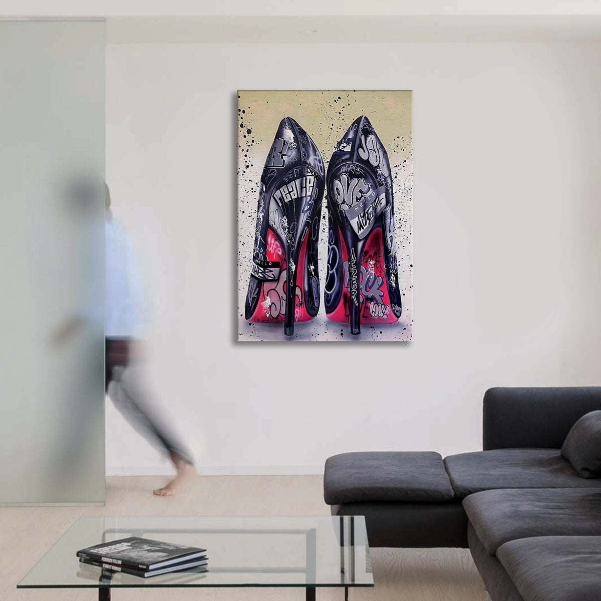 Tacchi a Spillo -  Quadro Canvas Contemporaneo su telaio in legno - PlastiWood (14558146)